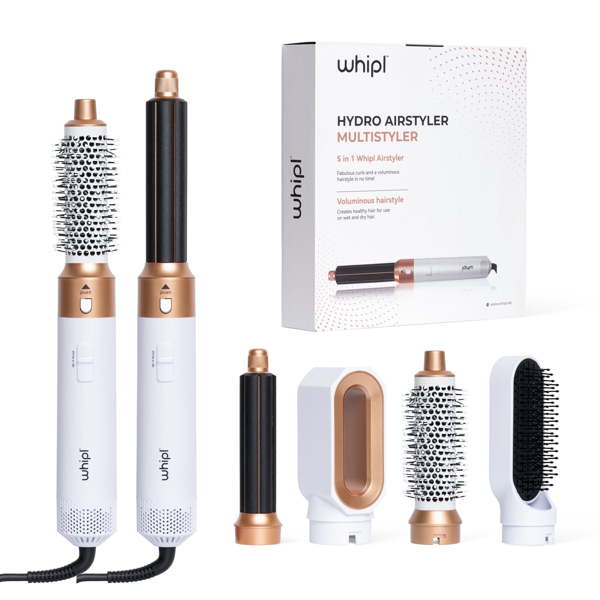 Whipl™ AirStyler + libro electrónico gratuito