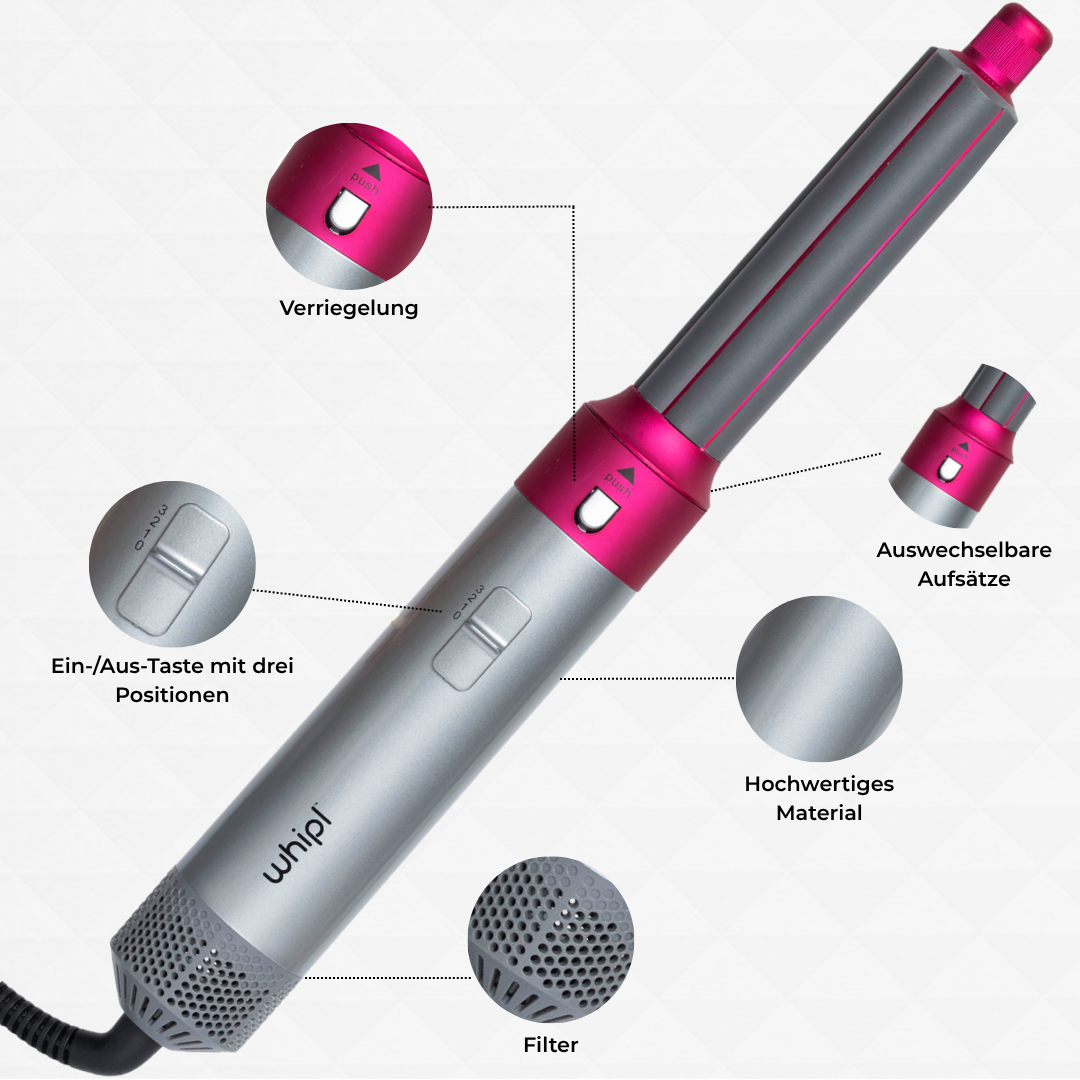 Whipl™ AirStyler + libro electrónico gratuito