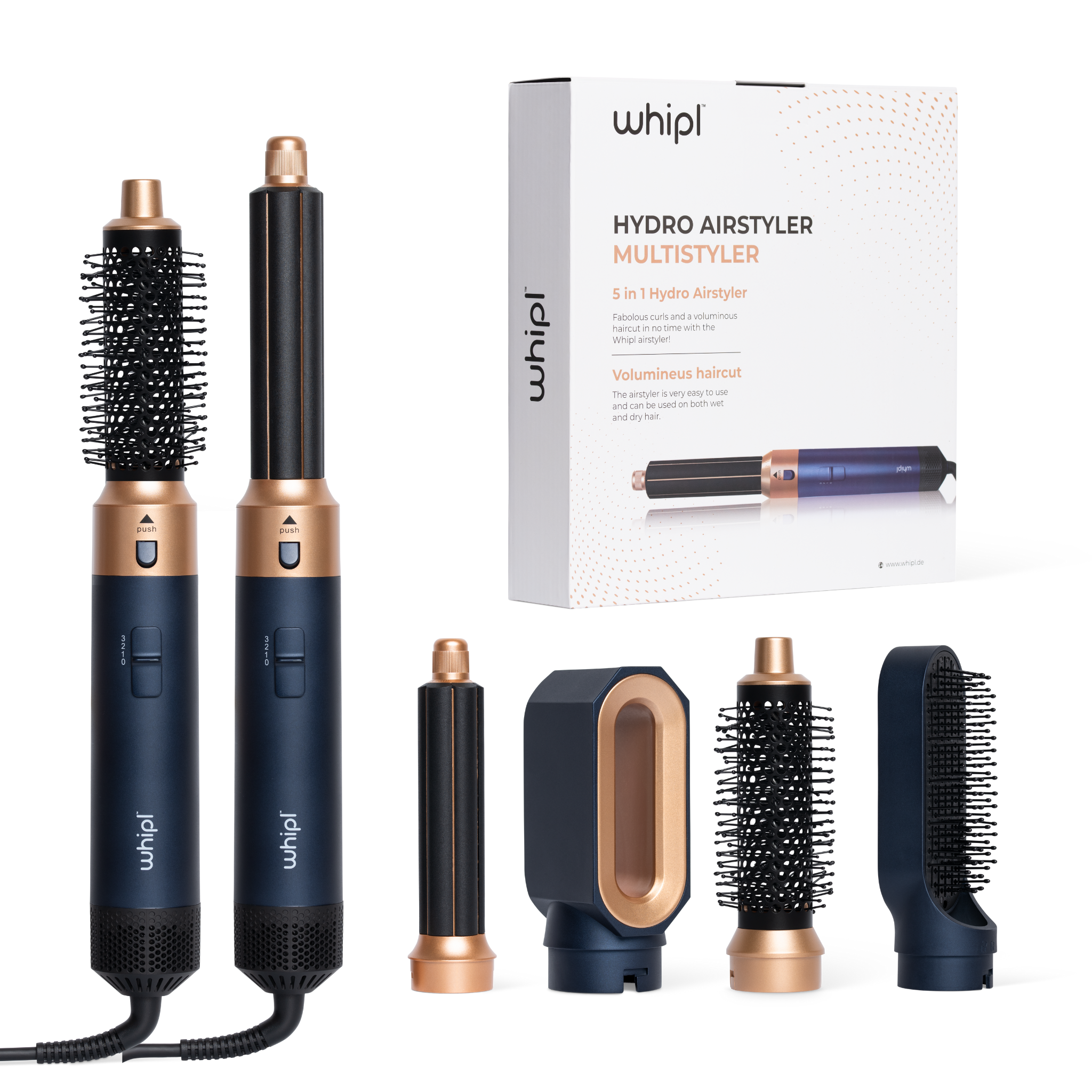 Whipl™ AirStyler + libro electrónico gratuito