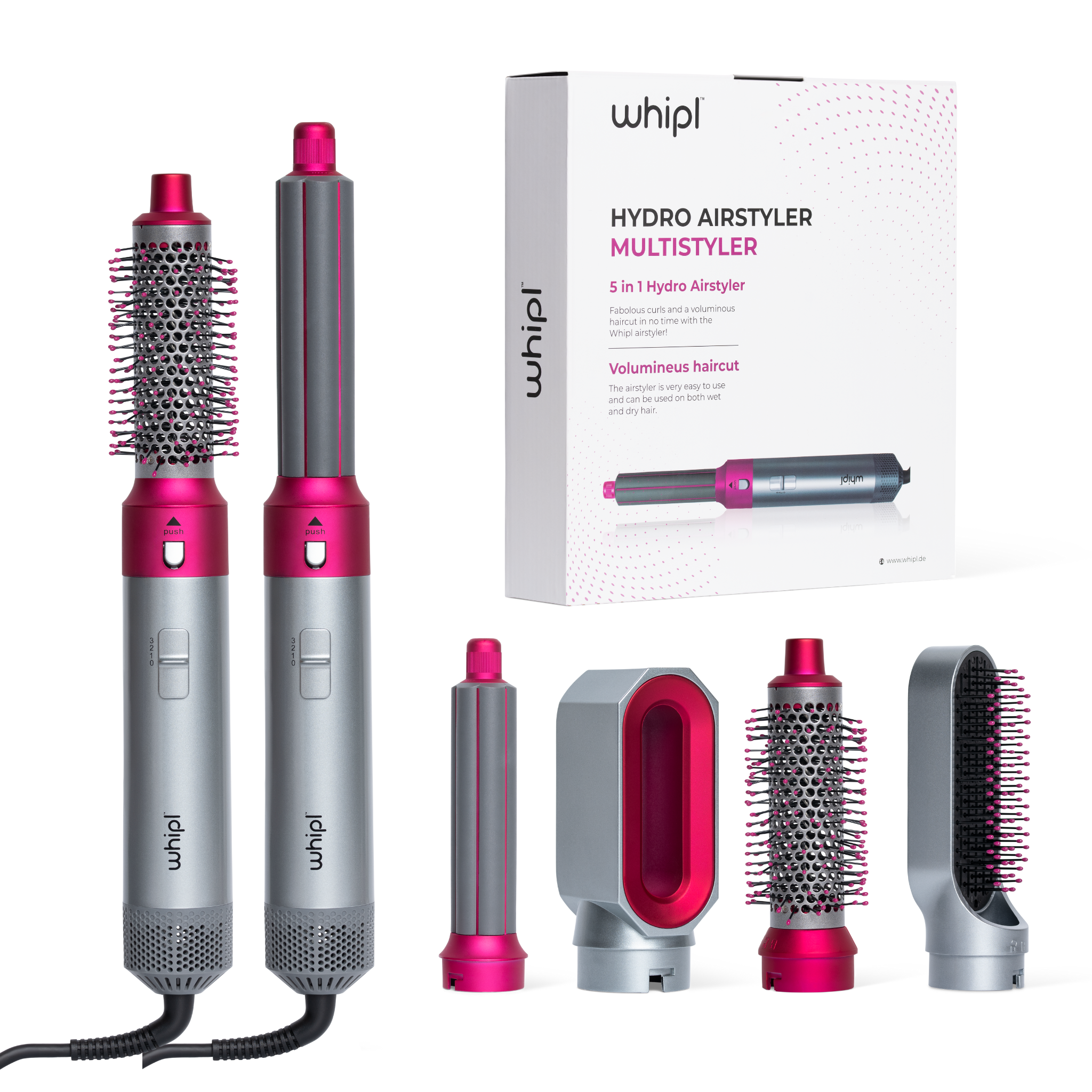 Whipl™ AirStyler + libro electrónico gratuito