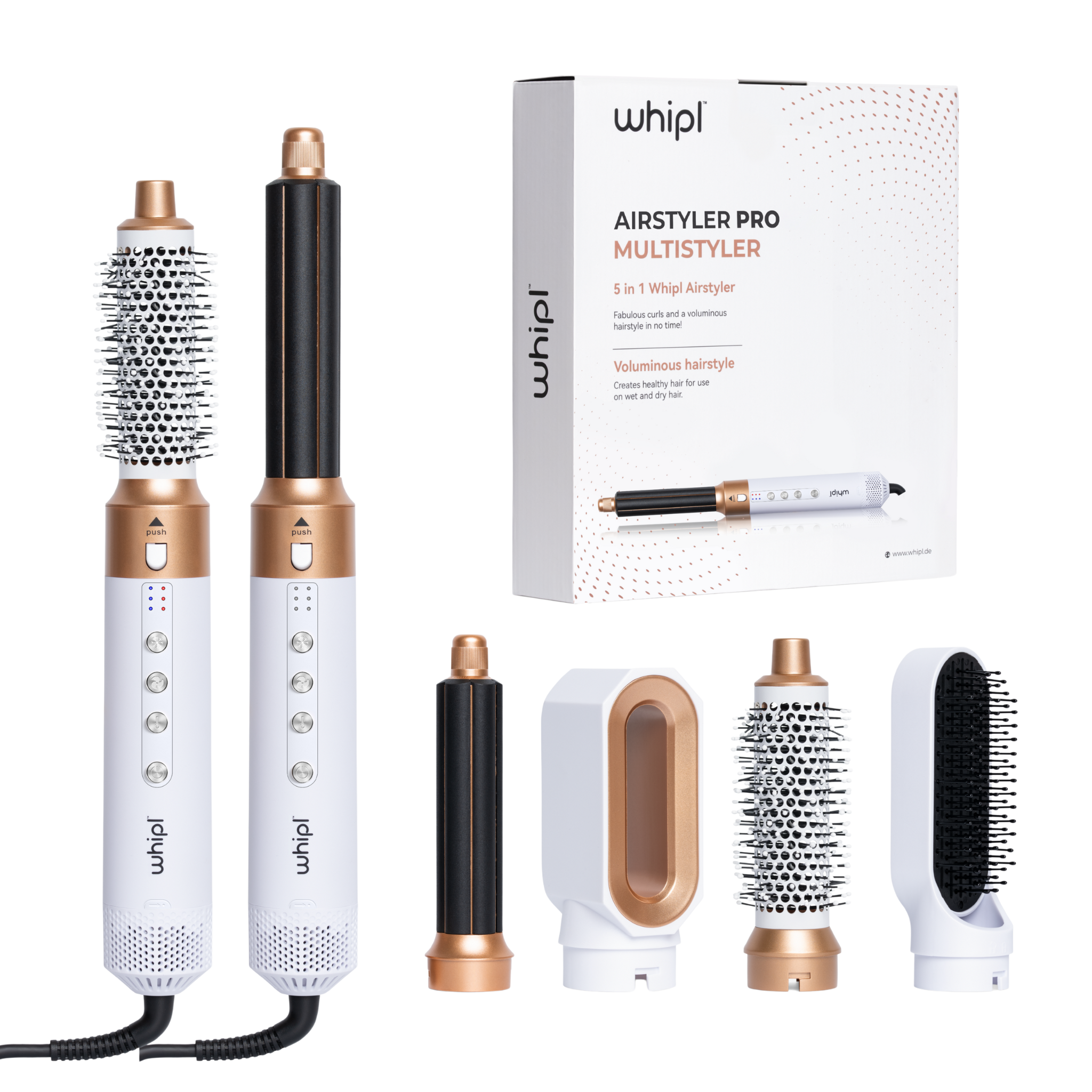 Whipl™ AirStyler + libro electrónico gratuito