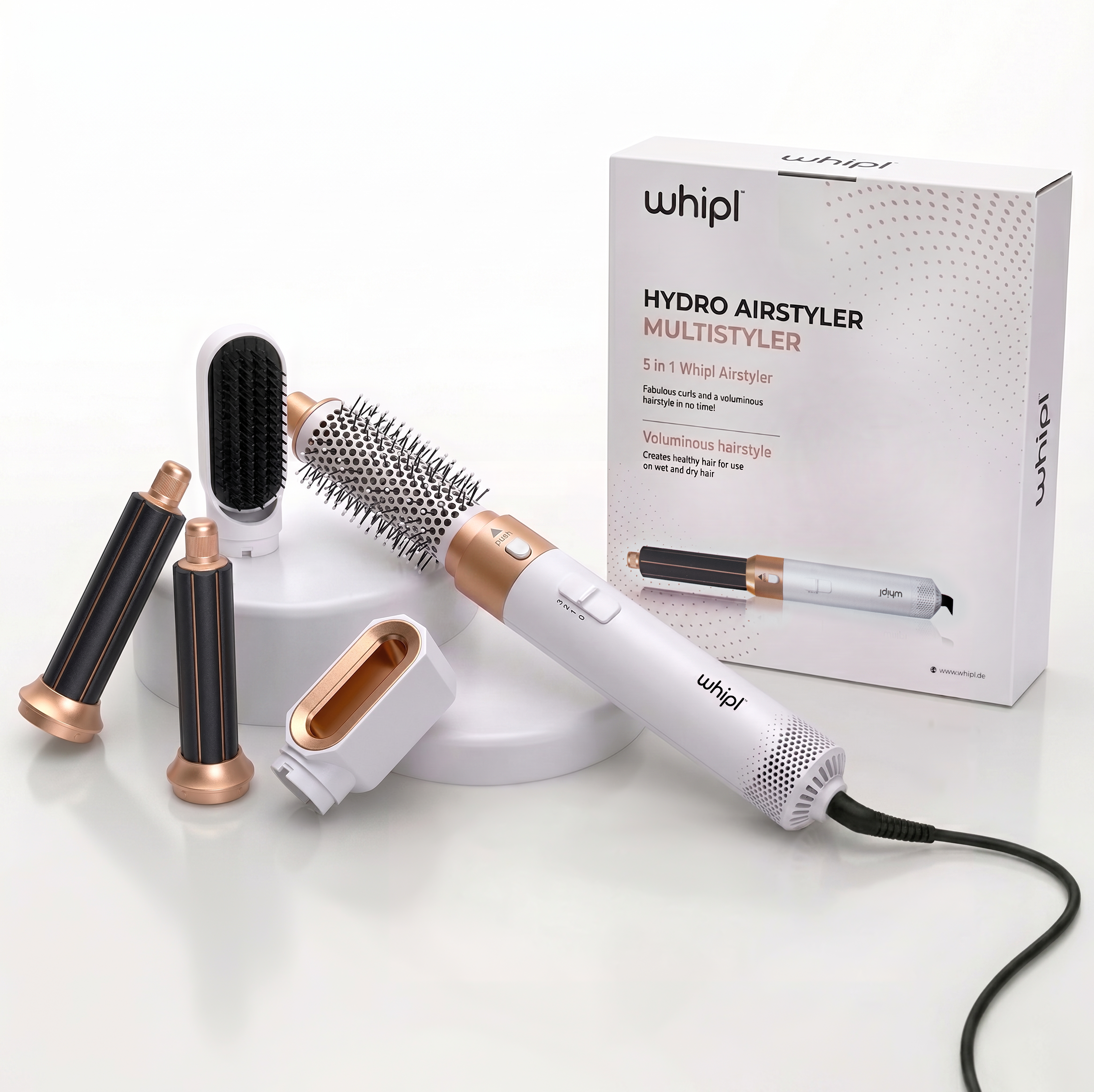 Whipl™ AirStyler + libro electrónico gratuito